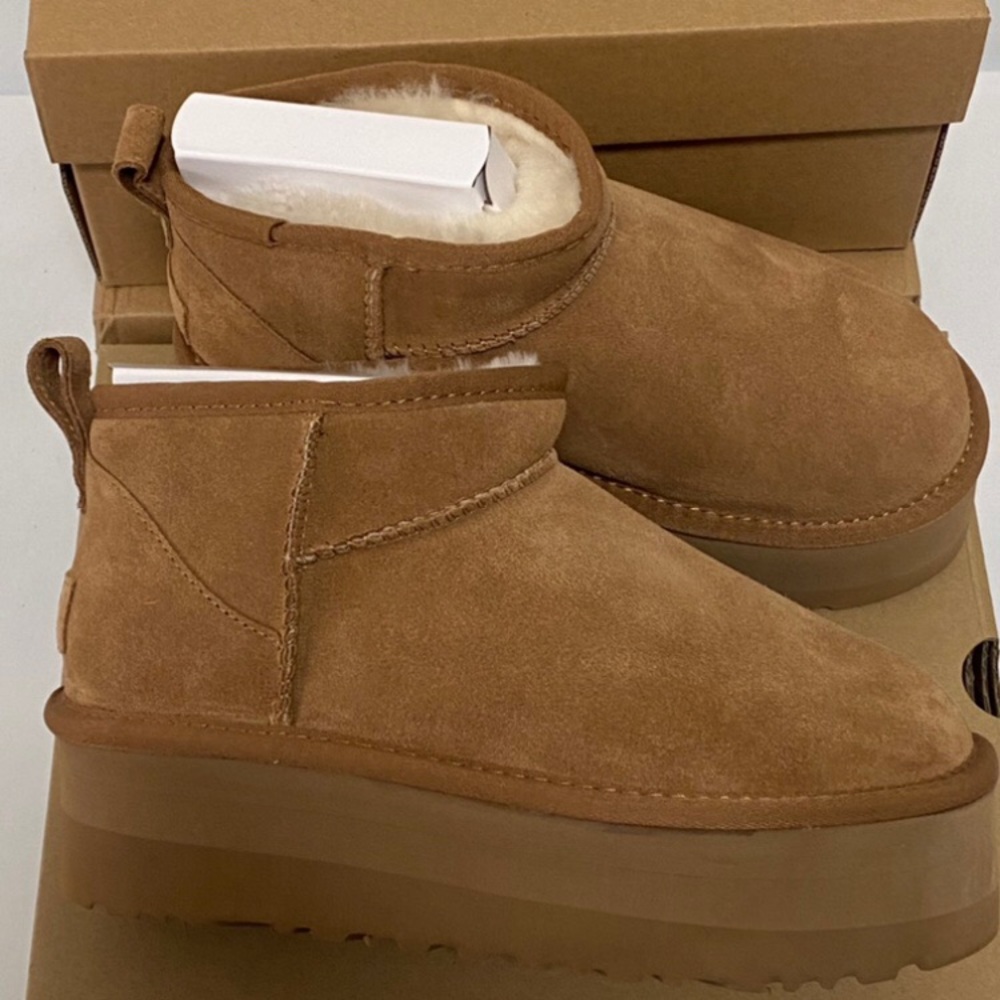 COPY - UGG Classic Ultra Mini Platform “Chestnut”